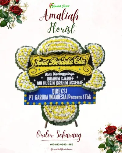 Papan Bunga Duka di Gumayun